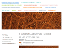 Tablet Screenshot of blankeneser-pfingstturnier.de